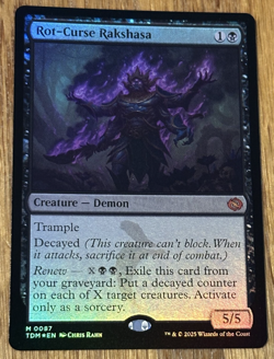 MTG Tarkir Dragonstorm, Rot-Curse Rakshasa - Foil - Image 1