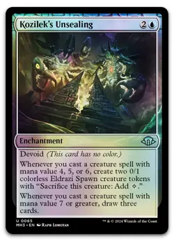 Kozilek's Unsealing #65 (Foil) (NM) Modern Horizons 3 MH3 Magic MTG - Image 1