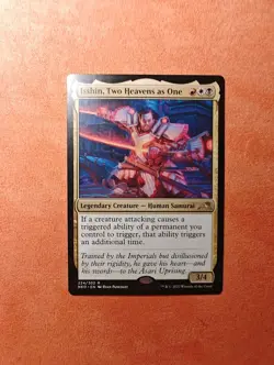 Isshin, Two Heavens as One 224/302 MTG Kamigawa Neon Dynasty NM - Image 1