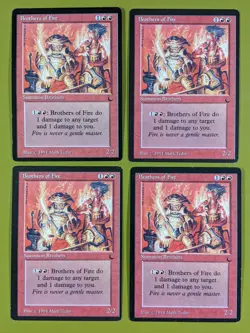 Brothers of Fire x4 The Dark 4x Playset Magic the Gathering MTG - Image 1