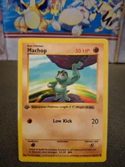 Pokemon TCG Machop Base Set 1st Edition (Shadowless Border) - Image 4