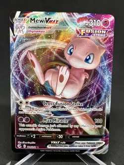 Mew VMAX 114/264 Sword & Shield Fusion Strike Pokemon TCG NM Ultra Rare Holo - Image 2