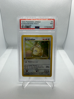 1999 Pokemon Jungle Kangaskhan Holo 1st Edition PSA 7 #5 - Image 1