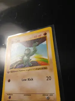 1999 Pokemon Machop 1st Edition Shadowless Vintage Base Set 52/102 - Image 4