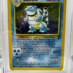 1999 Pokemon Base Set 2 Blastoise Holo #2/130 - PSA 8 NEAR MINT / MINT - Image 3