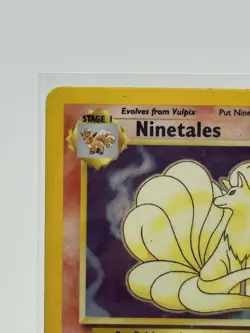 Pokemon TCG Ninetales Base Set Holo Unlimited Rare Card 12/102 WOTC - Image 2