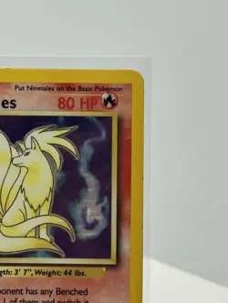 Pokemon TCG Ninetales Base Set Holo Unlimited Rare Card 12/102 WOTC - Image 3