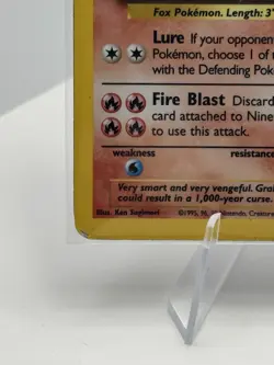 Pokemon TCG Ninetales Base Set Holo Unlimited Rare Card 12/102 WOTC - Image 4