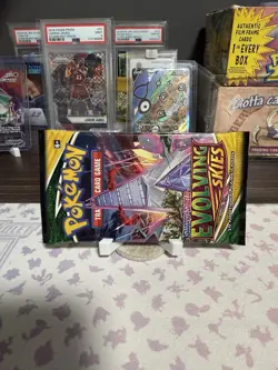 Pokemon TCG: Evolving Skies Booster Pack! Brand New, Factory-Sealed! 3 Packs - Image 4
