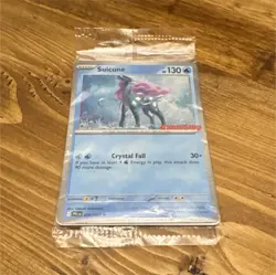 Pokemon Suicune 026/094 Me02: Phantasmal Flames Rare Stamped GameStop promo - Image 1