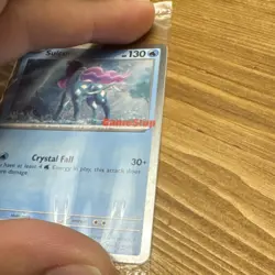 Pokemon Suicune 026/094 Me02: Phantasmal Flames Rare Stamped GameStop promo - Image 4