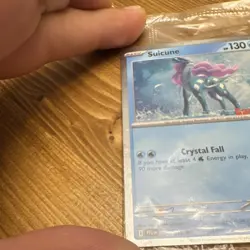 Pokemon Suicune 026/094 Me02: Phantasmal Flames Rare Stamped GameStop promo - Image 5