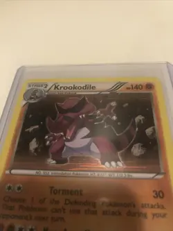 Pokemon TCG Krookodile Black and White 65/114 Holo Holo Rare Near Mint Condition - Image 4
