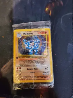 Pokemon Machamp 8/102 Base Set 1st Edition Holo NEW FACTORY SEALED! SEE PHOTOS! - Image 1