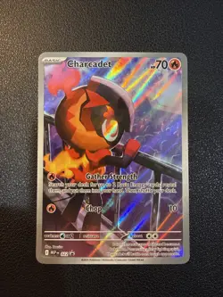 Charcadet 2025 Pokemon Phantasmal Flames #022 Black Star Promo Holo - Image 1