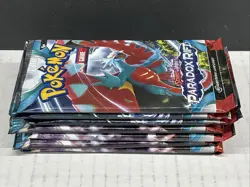 Pokemon TCG Scarlet and Violet Paradox Rift Booster Pack LOT Of 7 Sealed NEW 🔥 - Image 5