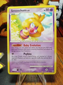 2007 Pokemon Secret Wonders Smoochum #67 Extremely LP - Image 1