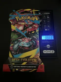 (VERY HEAVY) 33.12g Pokemon TCG Mega Evolution Sleeved Booster Pack (SEALED)✅ - Image 1