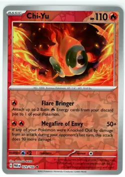 Pokemon TCG Chi-Yu 029/182 Sv04: Paradox Rift Reverse Holo - Image 1