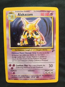 Pokemon - Alakazam Holo - 1/130 - Base set 2 - NM - Image 1