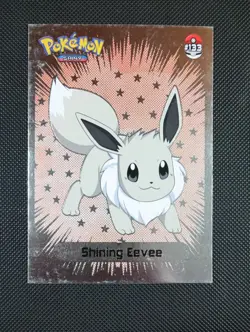 Pokemon 2024 Shiny Infinity Set Shining Eevee Silver Foil 133 Peru US Seller - Image 1