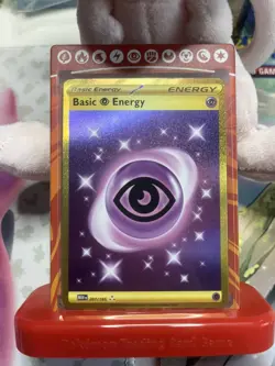 Pokemon TCG Scarlet & Violet 151 Basic Psychic Energy 207/165 Hyper Rare - Image 1