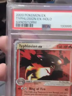 Psa 1 Typhlosion EX Holo 99/100 Sandstorm 2003 Pokemon TCG E Reader PR - Image 2