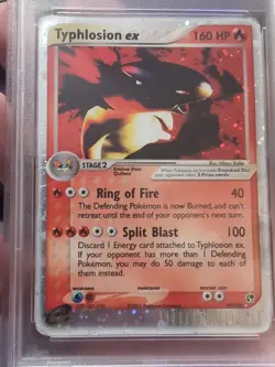 Psa 1 Typhlosion EX Holo 99/100 Sandstorm 2003 Pokemon TCG E Reader PR - Image 5