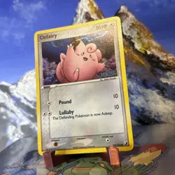 Clefairy - 53 Pokemon Unseen Forces - Reverse Holo / Stamped NM ✨ - Image 2