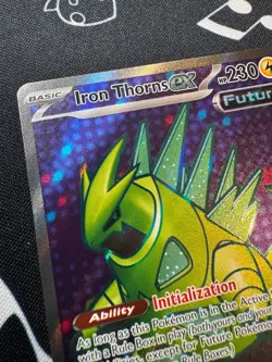 Iron Thorns EX 196/167 Pokemon TCG Twilight Masquerade Ultra Rare English - Image 3