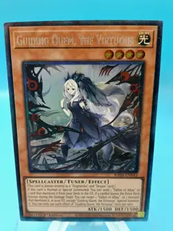 Guiding Quem, The Virtuous Prismatic Collector’s Rare RA04-EN043 Yugioh - Image 1