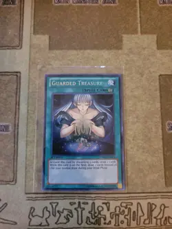 YUGIOH TCG GUARDED TREASURE DRLG-EN013 SECRET 1ST EDITION - Image 1