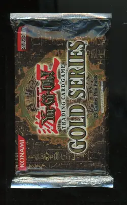Yugioh Gold Series 2008 GLD1 Sealed Booster Pack Unweighed - Image 1
