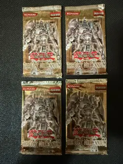 Lot of 4: Yu-Gi-Oh! The Lost Millennium Booster Packs Sealed 1st Edition! - Image 5