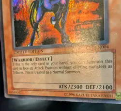 YU-GI-OH SWIFT GAIA THE FIERCE KNIGHT CT1-EN004 SECRET RARE HOLO BLEED LP - Image 3