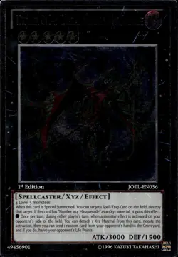 Number C104: Umbral Horror Masquerade 1st Ultimate Rare JOTL-EN056 Yu-Gi-Oh! - Image 1