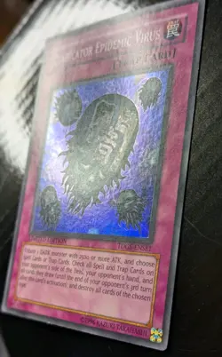 YU-GI-OH ERADICATOR EPIDEMIC VIRUS FOTB-EN068 SUPER RARE LIMITED LP - Image 2