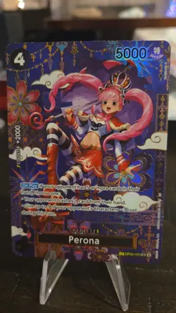 Perona OP06-093 OP14 SP English Alternate Art The Azure Sea's Seven One Piece - Image 1