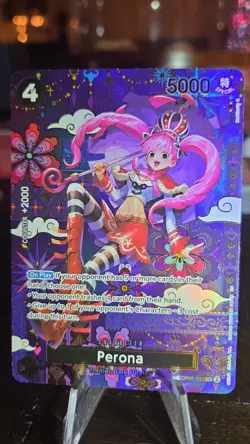 Perona OP06-093 OP14 SP English Alternate Art The Azure Sea's Seven One Piece - Image 2