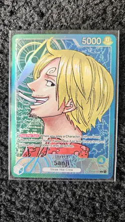 One Piece TCG Sanji Alternate Art OP02-026 Paramount War Foil, English - Image 1
