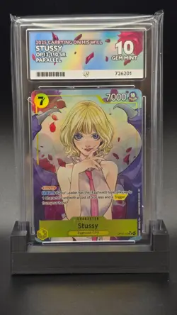 Stussy OP13-110 Alt Art SR Carrying on His Will ONE PIECE TCG English - ACE 10 - Image 1