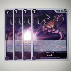 One Piece TCG EB04-030 Kaido X4 Playset Card Game CCG English - Image 1