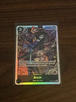 EB01-046 Brook (SR) One Piece Card TCG NM English (PRB02) - Image 1
