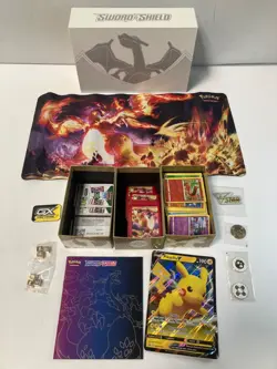 Pokemon Trading Card Game Sword & Shield with Mat May not be Complete - Image 1
