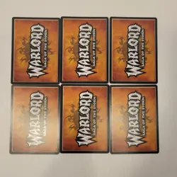 Warlord TCG Promo Set of 5 Saga of the Storm Game Character Cards 151-156 - Image 2