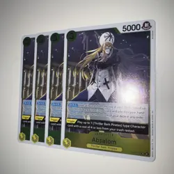 One Piece TCG OP14-100 Absalom X4 Playset Card Game CCG English - Image 3