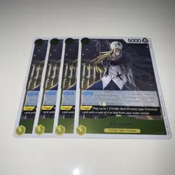 One Piece TCG OP14-100 Absalom X4 Playset Card Game CCG English - Image 4