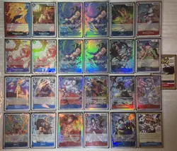 ONE PIECE ENGLISH TCG: RED BLUE ACE CORE DECK 59 CARD NEAR MINT - Image 1