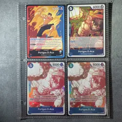 ONE PIECE ENGLISH TCG: RED BLUE ACE CORE DECK 59 CARD NEAR MINT - Image 2