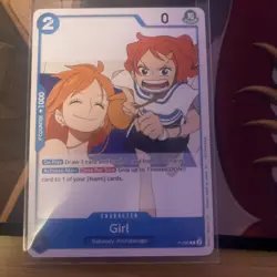 Nami Girl P-096 One Piece Prerelease Participation Fan Letter Promo English Card - Image 1